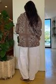 Ole Bubble Cotton Bandana Laurie Blouse Earth